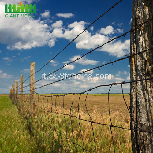 Fence Barbed Wire Prezzo all&#39;ingrosso per rotolo